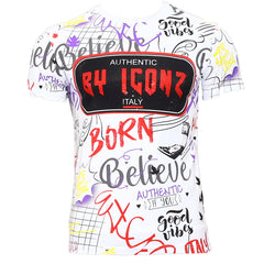 ICON Grafisch Heren T-shirt met Creatieve Prints en Statements